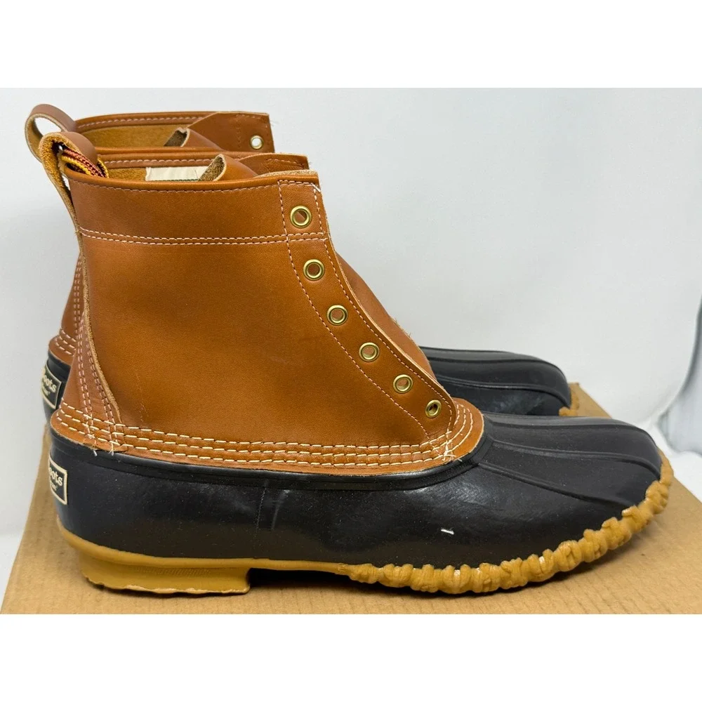 Vintage 1997 LL Bean Boots Mens 12 Narrow Thinsulate Duck Boots USA NOS Box